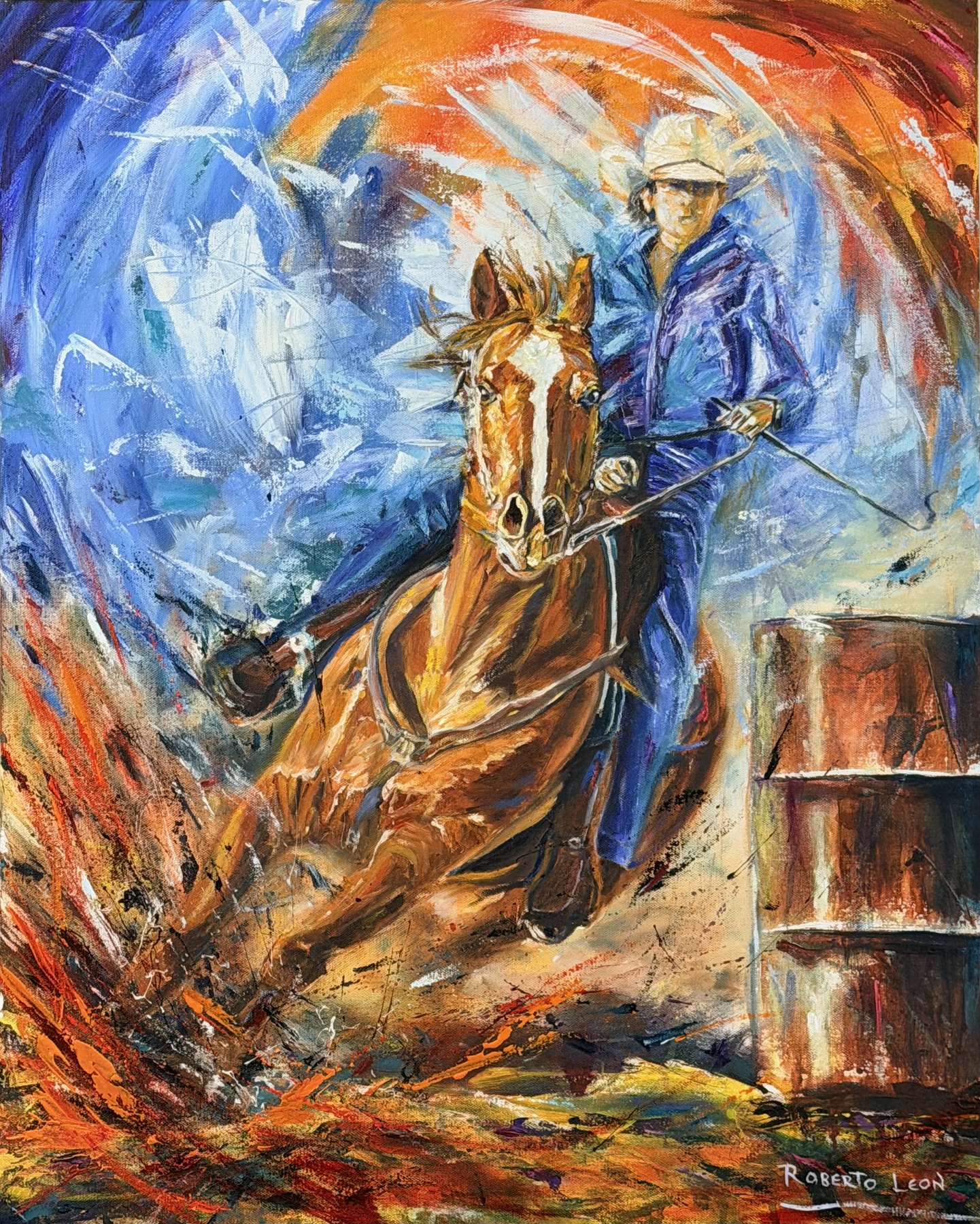 INTREPIDO — Oil paint