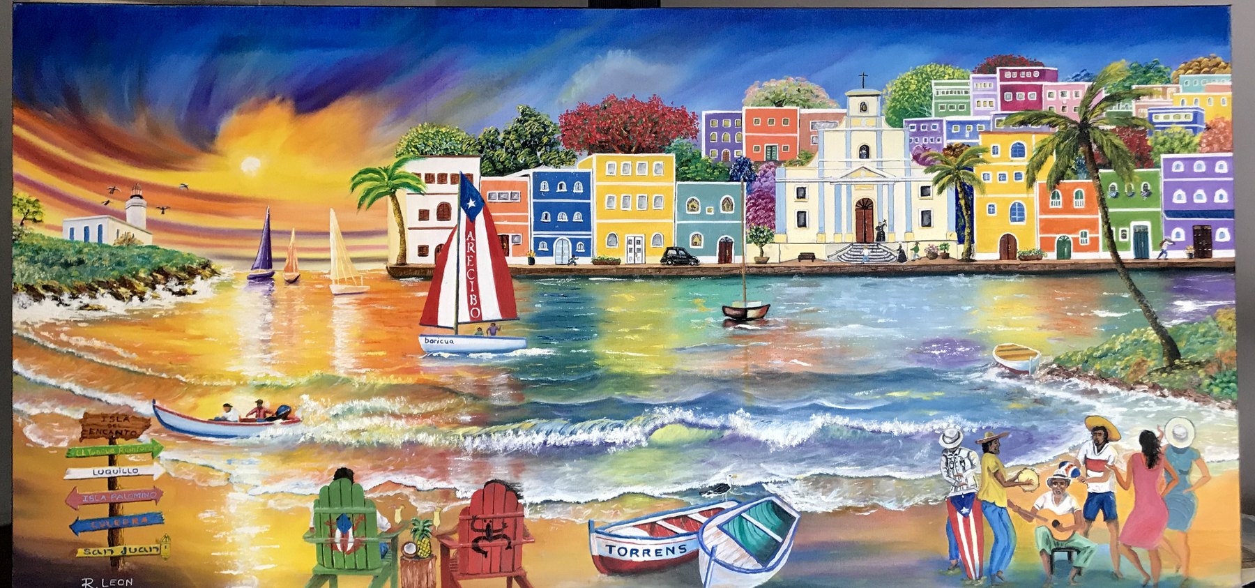 ALMA BORICUA — Oil Paint