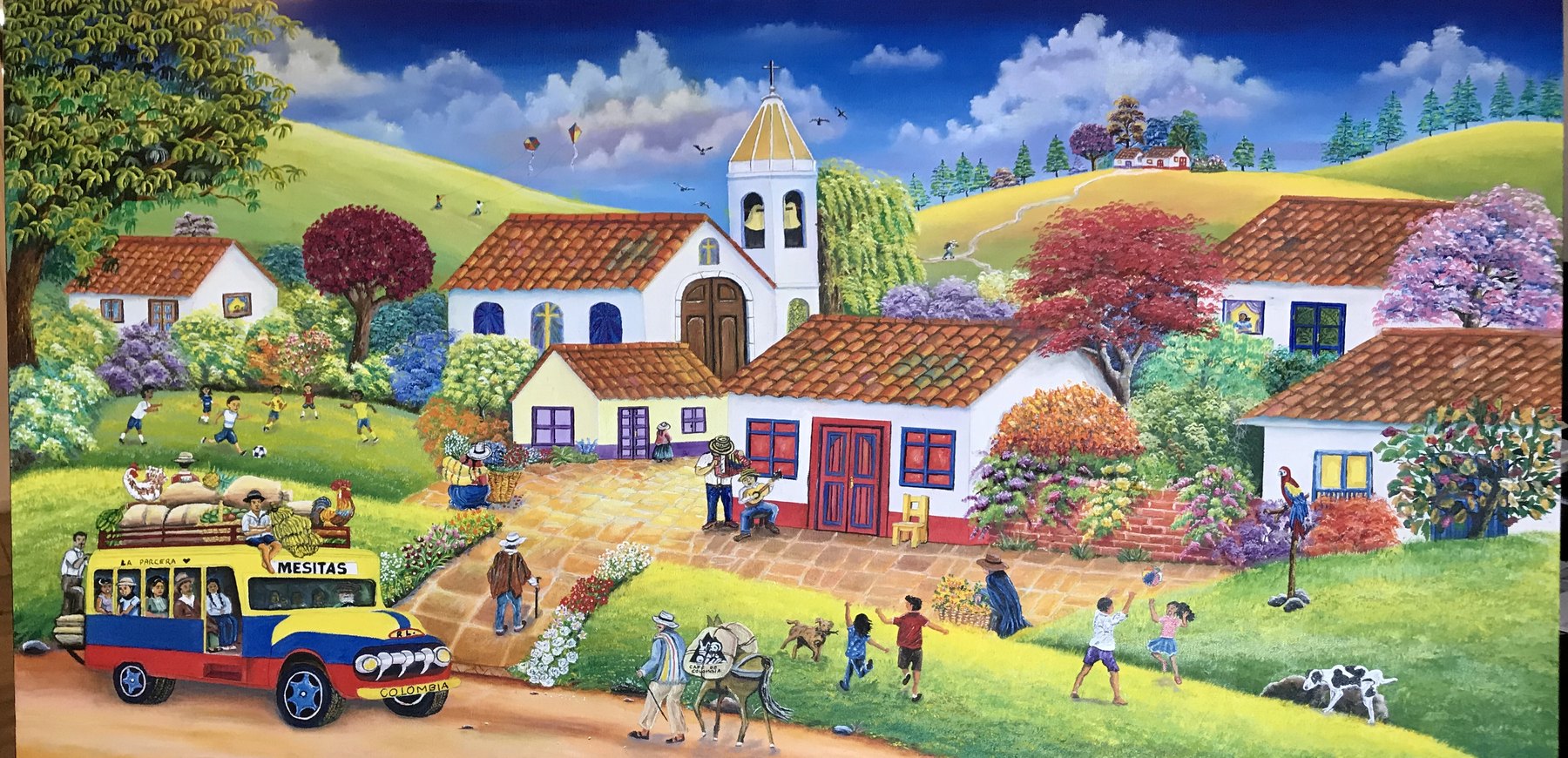 COLORES DE MI TIERRA (Colors of My Land) — Oil Paint