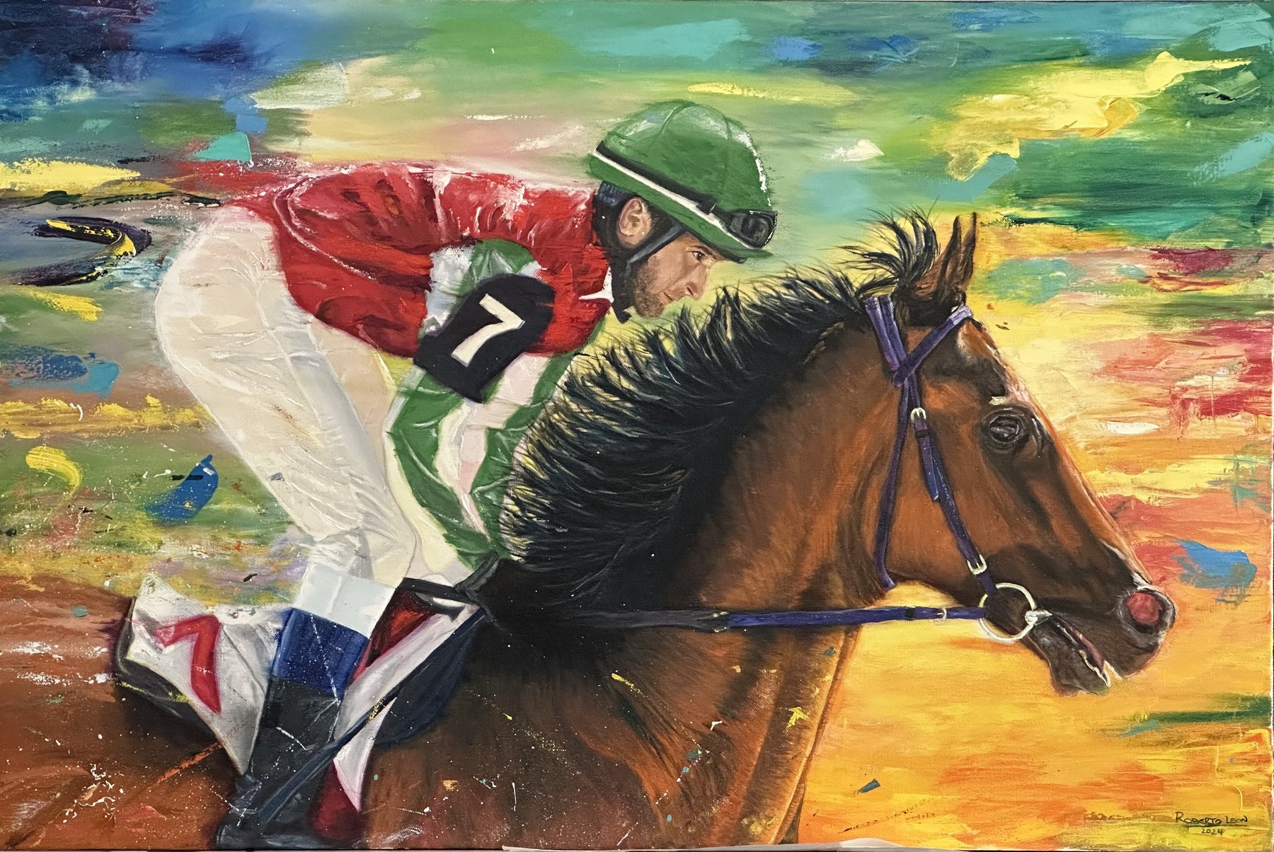 TRIUNFANTE (Triumphant) — Oil paint