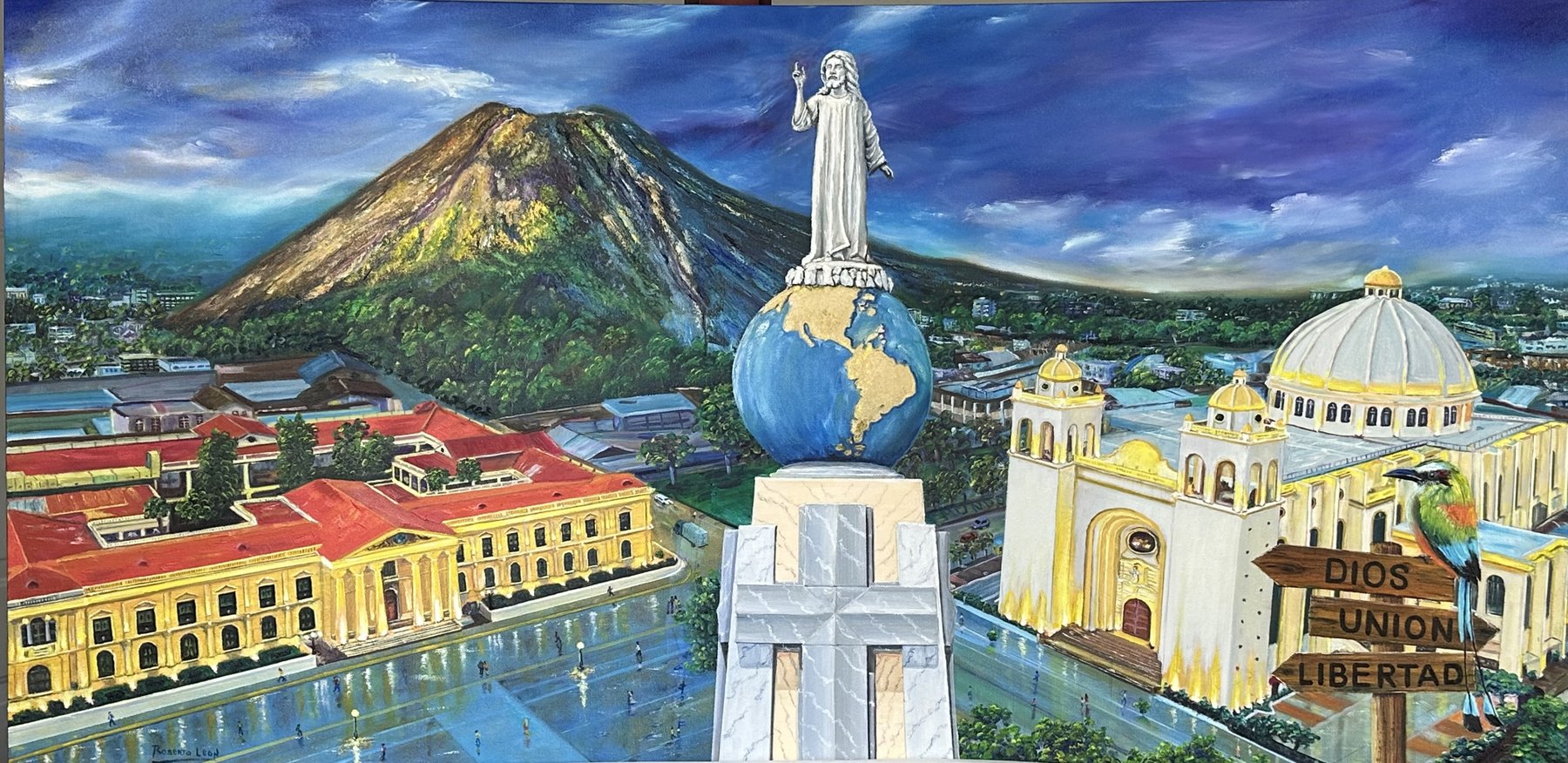 DIOS UNION Y LIBERTAD — Oil Paint